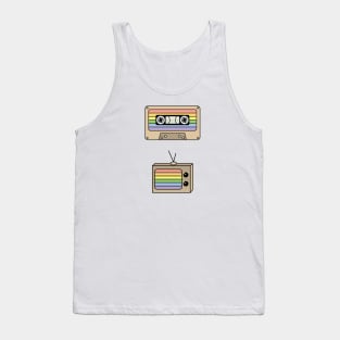 Discreet Pride LGBT Flag Tank Top